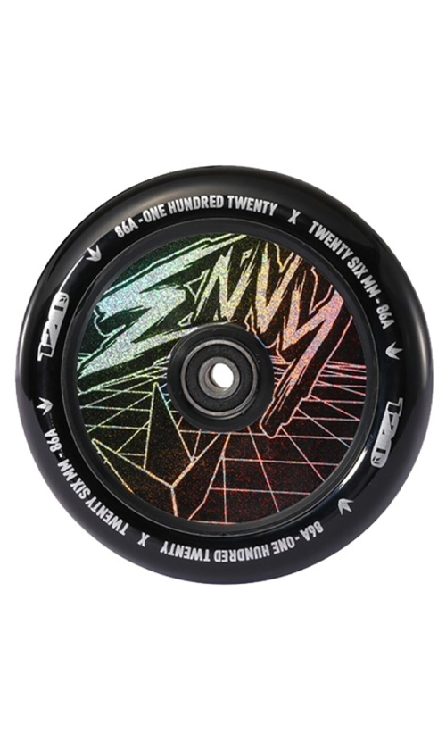 Envy Hollow Core Hologram Scooter Wheels 120mm - Classic Style for Pro Scooter Tricks & Street Riding | Perfect for Skate Parks & Urban Commuting