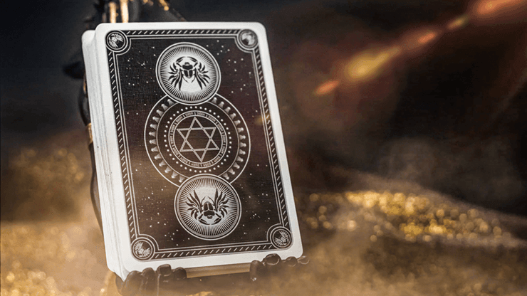 Ancient Egypt Themed Playing Cards - Premium 52 Deck with Pharaohs & Hieroglyphs - Perfect for Magic Tricks, Poker Nights & Egyptian History Lovers