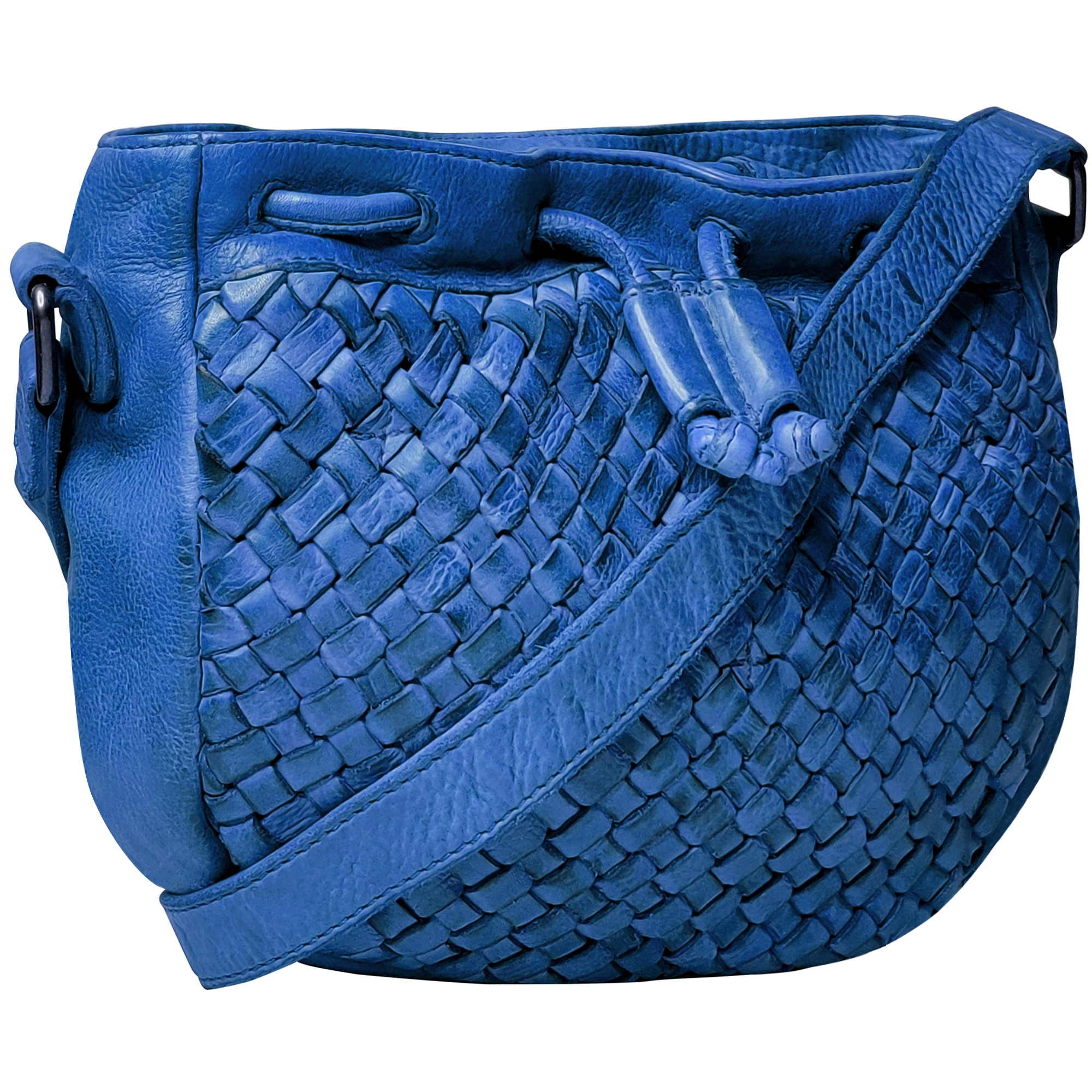 Premium Genuine Leather Shoulder Bag for Women - Stylish Blue Crossbody Purse - Perfect for Work, Travel & Everyday Use