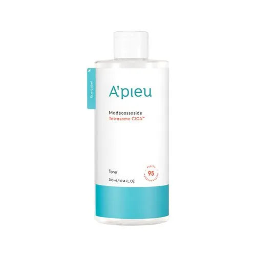 A'PIEU Madecassoside Tetrasome CICA Toner 300ml - Soothing & Hydrating Facial Toner for Sensitive Skin | Korean Skincare for Acne, Redness & Dryness Relief