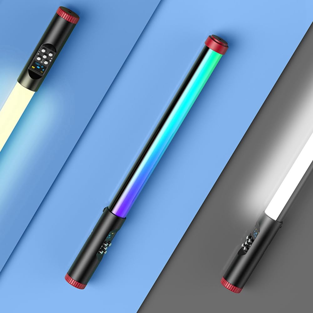Qwertfeet 3000-6000K Adjustable RGB LED Light Bar - Professional Photography Fill Light, Ambient Lighting & Underwater Diving Handheld Light - Perfect for Studio, Vlogging, and Marine Exploration