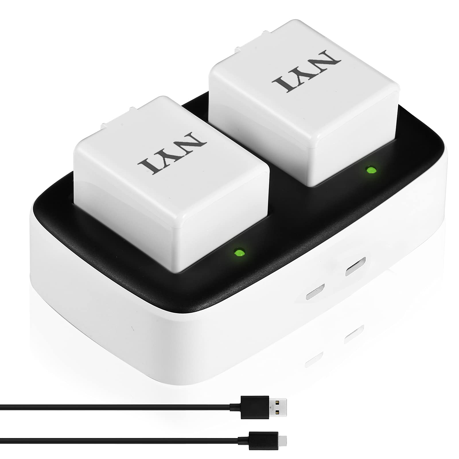 Upgraded 2560mAh 7.2V Rechargeable Lithium Battery Pack with Charger - Compatible with Arlo Pro & Arlo Pro 2 Security Cameras - 2 Batteries & Charger Set for Home Surveillance System