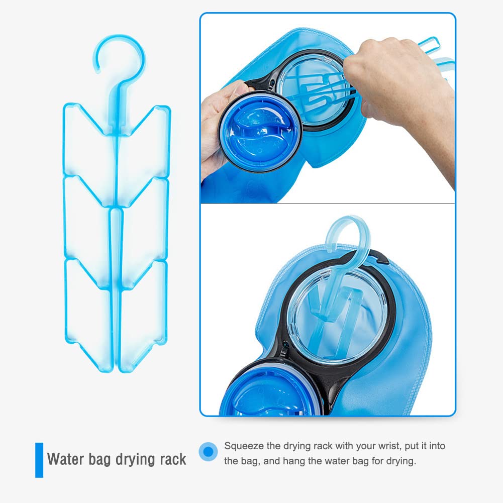 4-in-1 Hydration Bladder Cleaning Kit with Tube Brush - Water Reservoir Cleaner for Hiking, Camping & Outdoor Activities