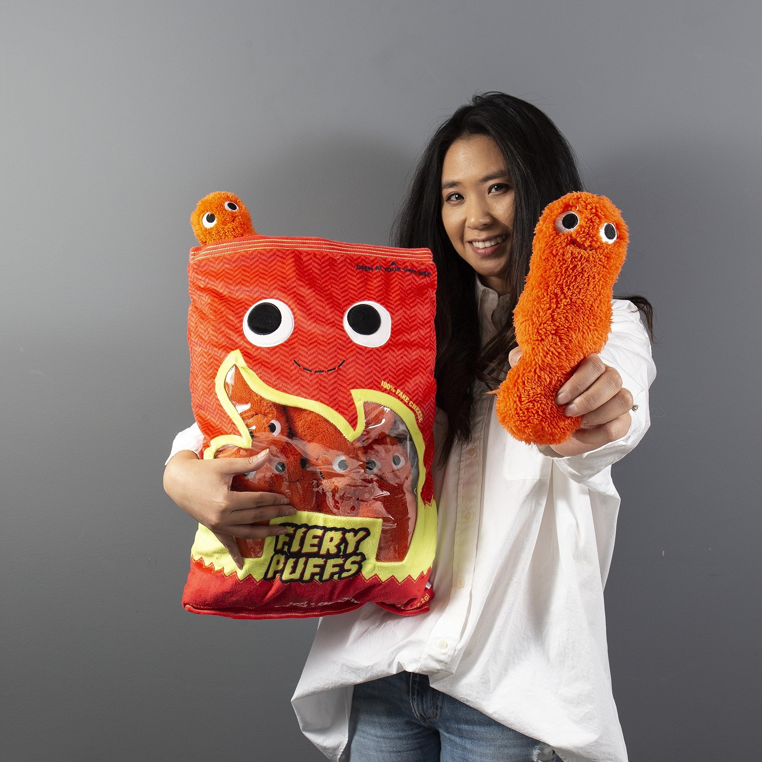 Frye and the Fiery Puffs 24-Inch Soft Plush Toy - Cute Stuffed Animal for Kids, Gifts, and Home Decor | Perfect for Cuddling, Nursery Decor, and Collectibles