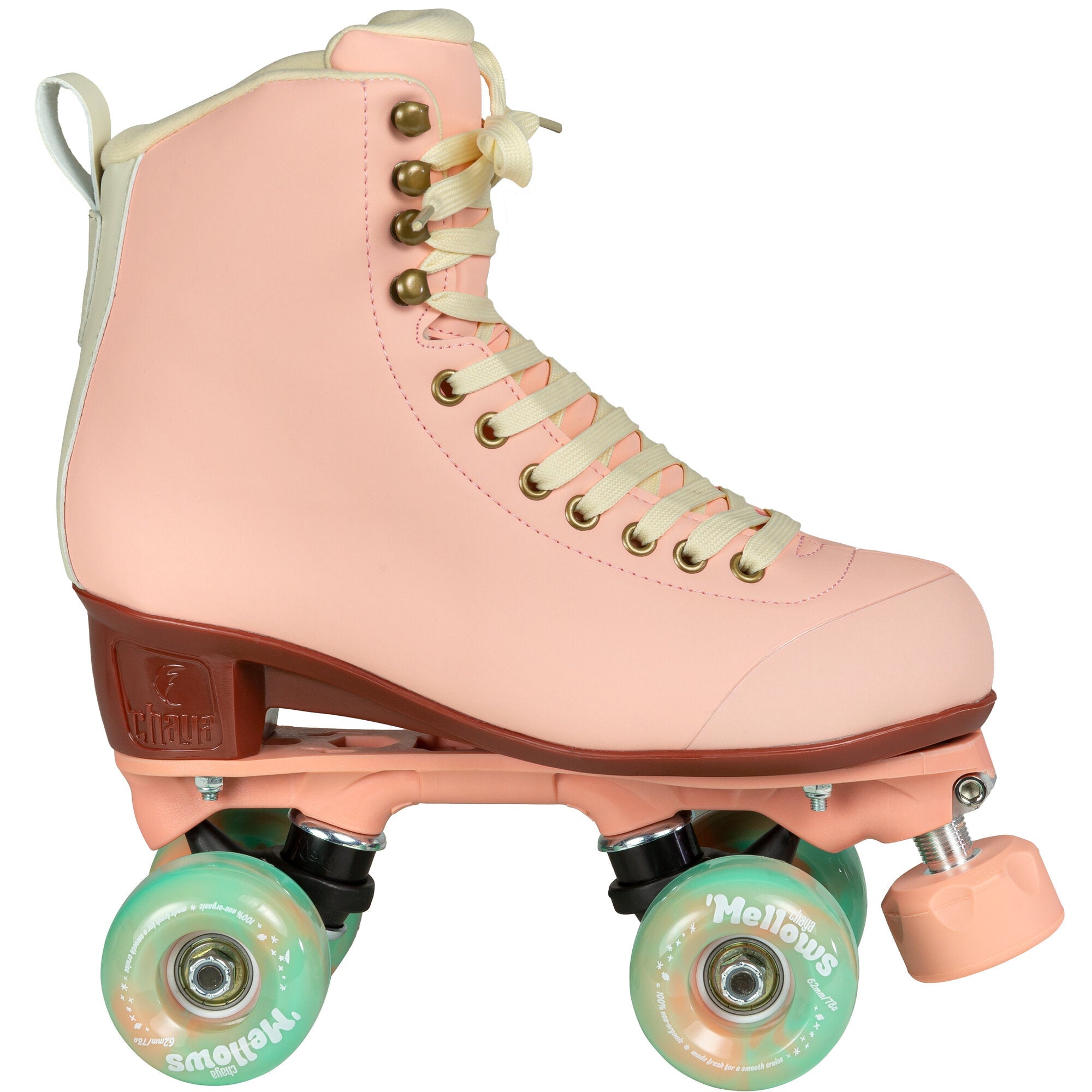 Chaya Melrose Elite Dusty Rose Roller Skates for Women - Premium Quad Outdoor Skates with ABEC-7 Bearings - Perfect for Park, Rink & Street Skating