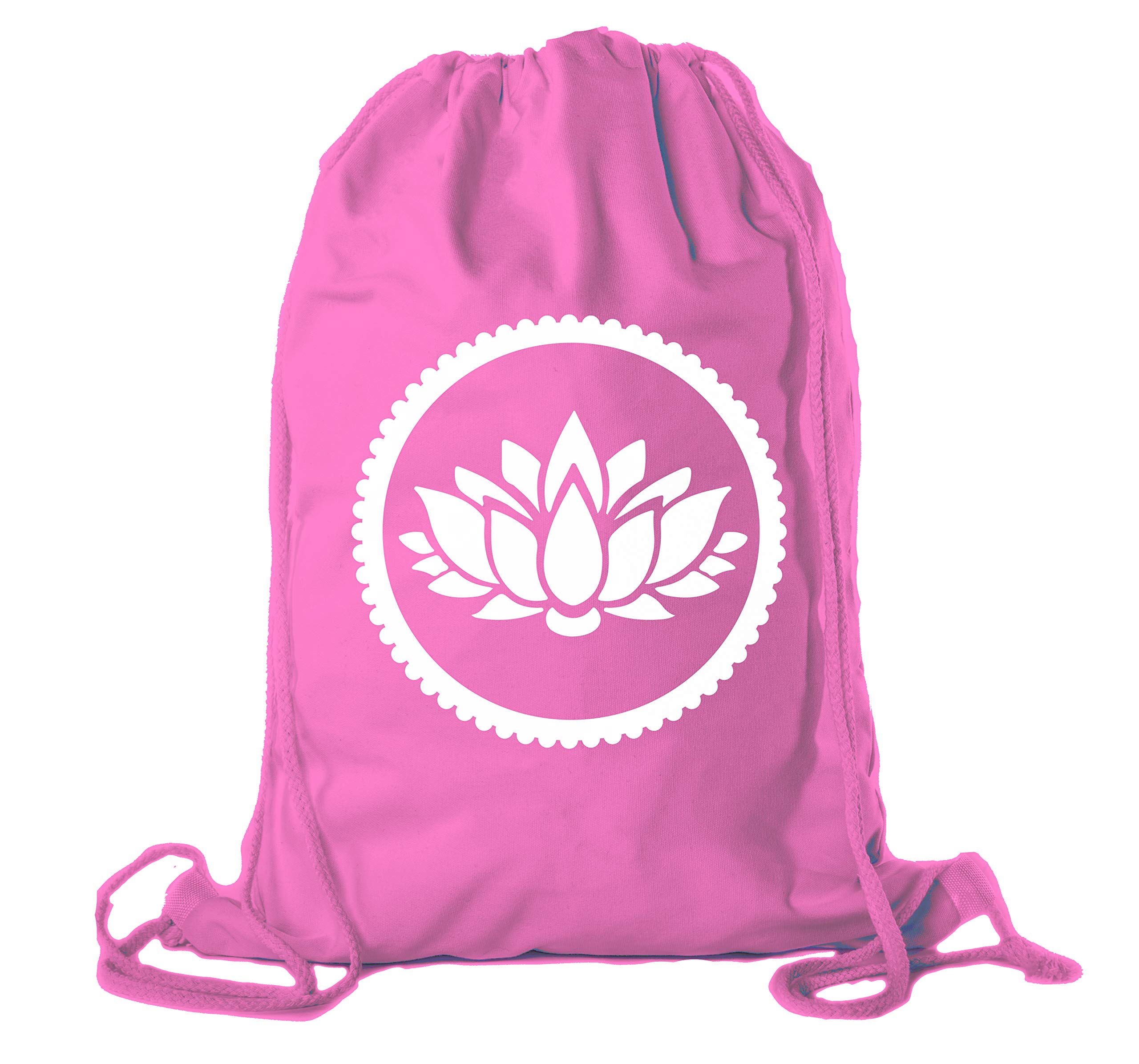 Premium Cotton Drawstring Yoga Gym Bag for Yoga Blocks & Clothes - Perfect for Yoga Studio, Gym Workouts & Travel
