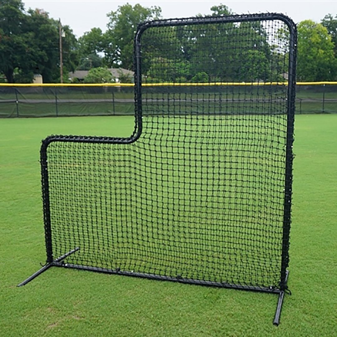 Varsity L Screen - Baseball & Softball Pitching Screen for Training & Practice - Perfect for Backyard, Field & Cage Drills