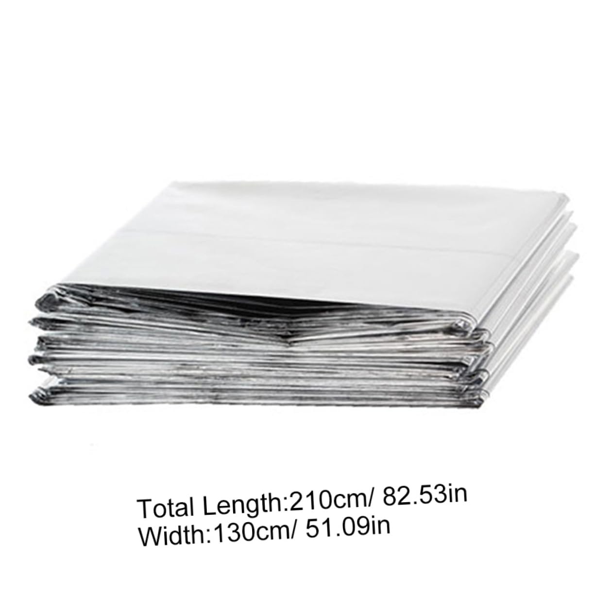 5-Pack Cabilock Plant Cover Blanket - Reflective Thermal Film for Garden Plants, Emergency Blanket & Growth Protection - Ideal for Outdoor Gardening, Greenhouses & Winter Plant Care