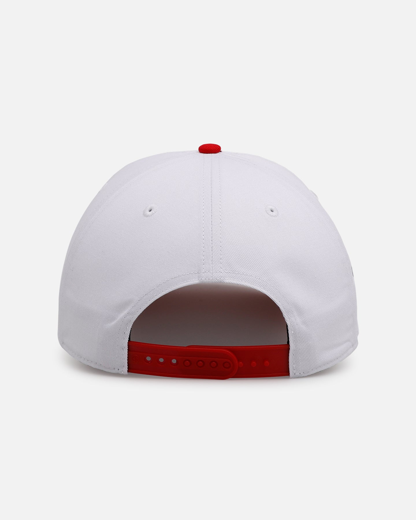 47 Brand UNLV 1990 'March Madness' Snapback Hat - White & Red Adjustable Baseball Cap for Men & Women - Perfect for Basketball Games, Sports Events and Streetwear Fashion