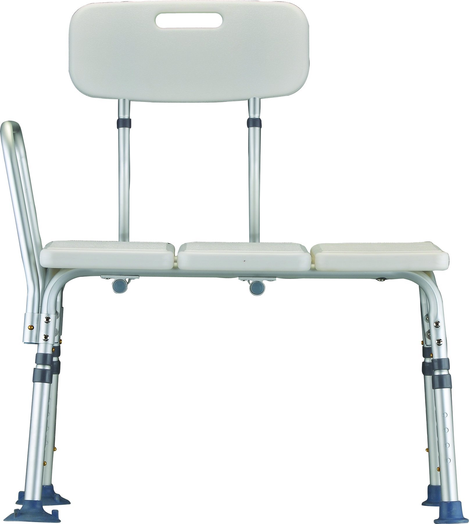 NOVA Medical Portable Bath Transfer Bench - Lightweight Shower Chair for Elderly & Disabled - Safe Non-Slip Bathtub Seat with Adjustable Legs - Ideal for Home Care & Assisted Living Facilities