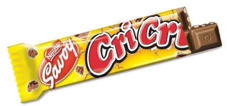 Premium Venezuelan Chocolate Cri Cri Savoy - 12 Milk Chocolate Bars with Toasted Rice (27g Each) - 2-Pack Gift Box for Holidays, Parties & Gourmet Snacking