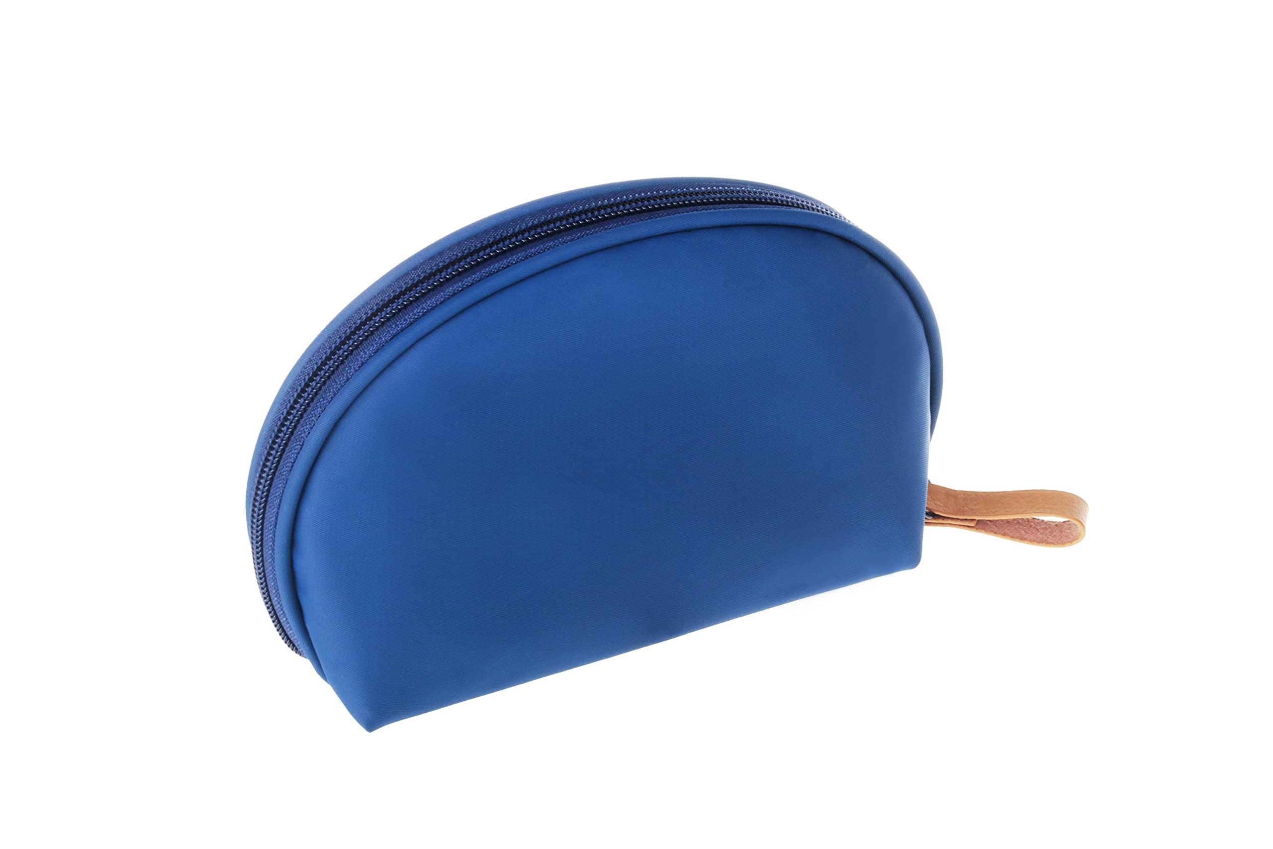 Waterproof Small Makeup Bag for Women - Portable Travel Cosmetic Pouch, Nylon Organizer for Purse (Blue) | Perfect for Gym, Vacation & Everyday Essentials