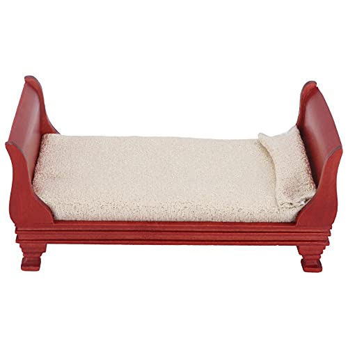 1:12 Scale Dollhouse Furniture - Miniature Baby Doll Bed for Dollhouse Decoration | Perfect for Kids' Playtime, Collectors & Miniature Home Displays