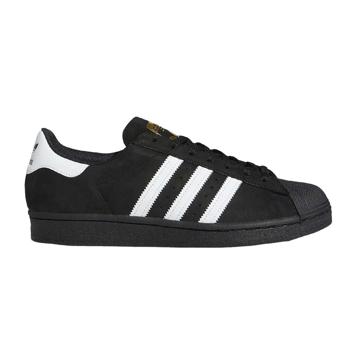 Adidas Superstar Adv Sneakers - Black Suede & White Leather Men's/Women's Casual Shoes for Streetwear & Everyday Comfort