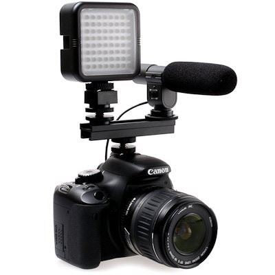 Promaster Accessory Shoe Extension Bar 100mm - Camera Flash Mount Bracket for DSLR & Mirrorless Cameras - Perfect for Photography, Videography & Studio Lighting Setups