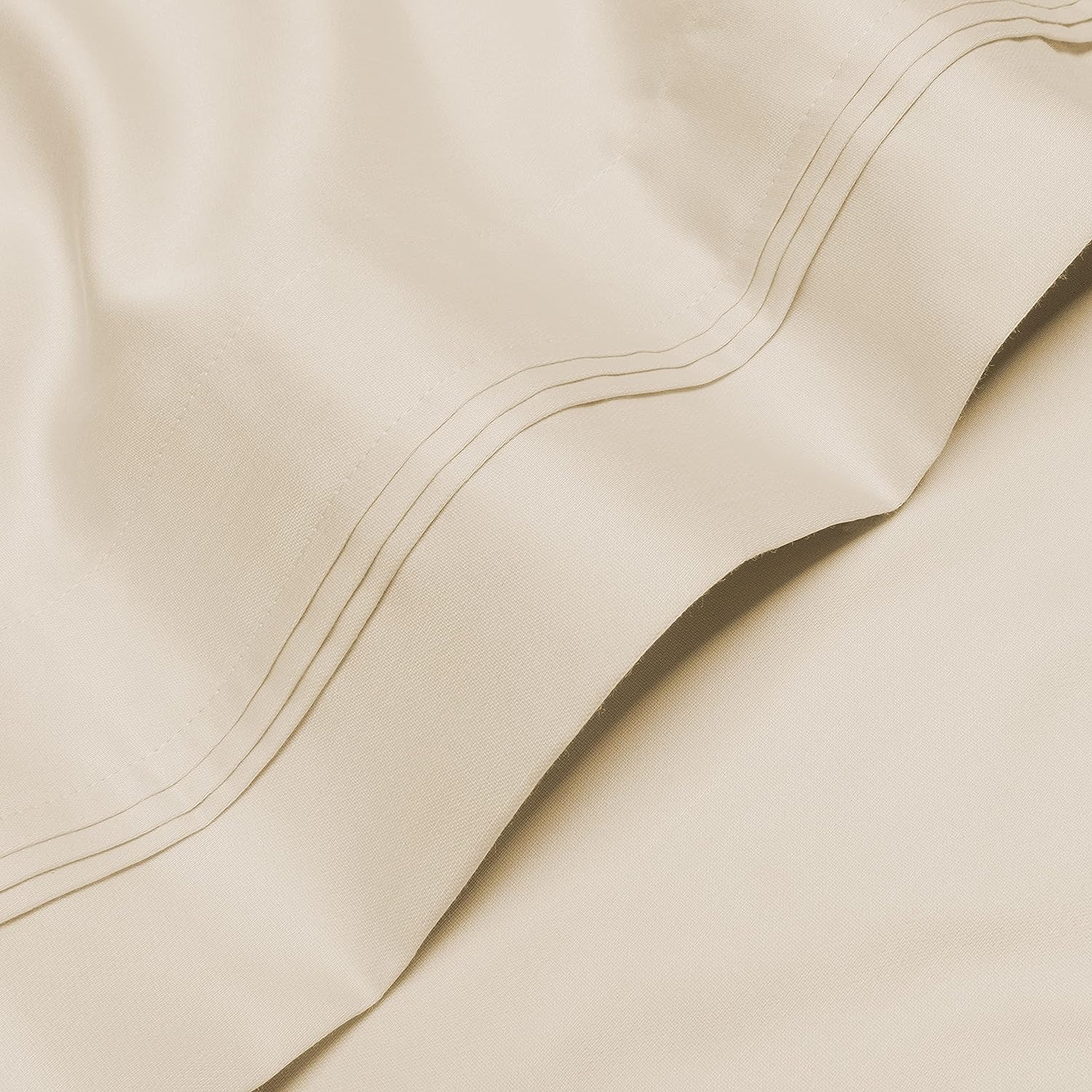 Luxury 1000 Thread Count Egyptian Cotton Deep Pocket Bed Sheet Set - Queen Size, Ultra Soft & Breathable for All-Season Comfort - Perfect for Master Bedroom, Guest Room, or Vacation Home