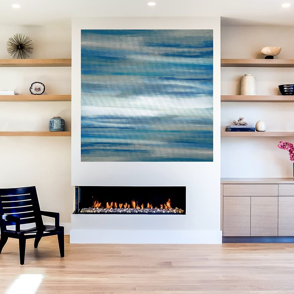 Sanibel Waters Fine Art Canvas Wall Decor by Judith Shapiro - 48x48 Inches - Ready to Hang - Perfect for Living Room, Bedroom, Office & More - Coastal Home Decor & Beach House Wall Art
