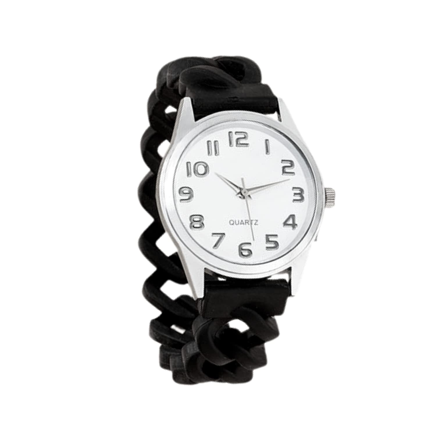 Stretchable Silicone Analog Watch with Elastic Band - Unisex Wristwatch for Men & Women - Large Easy-Read Numbers - Perfect for Sports, Fitness & Everyday Wear
