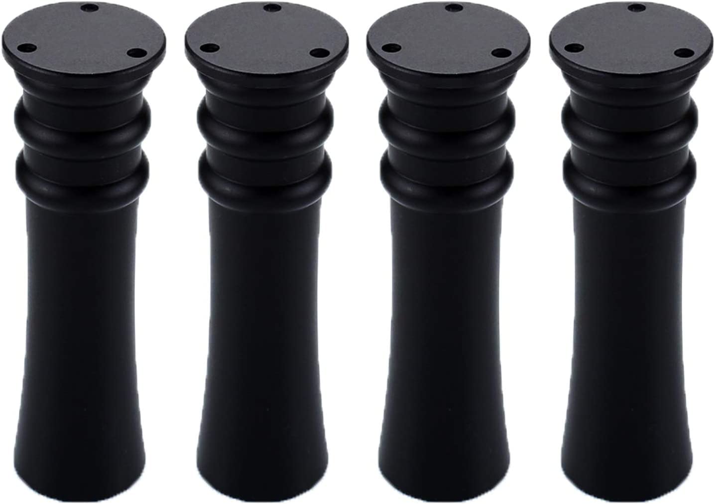 Adjustable Metal Furniture Legs 4pcs - European Style Aluminum Cabinet Feet, Sofa Legs, Table Legs & Bed Risers (120mm, Style B) - Perfect for Home Office, Living Room & Bedroom Furniture Replacement