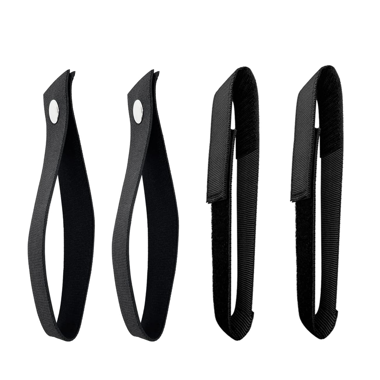 Jeep Wrangler JK Tie Down Straps - 4PCS Black Soft Top Straps, Rear Window Straps & Roll Up Straps | Secure Your Jeep Accessories for Off-Roading & Storage