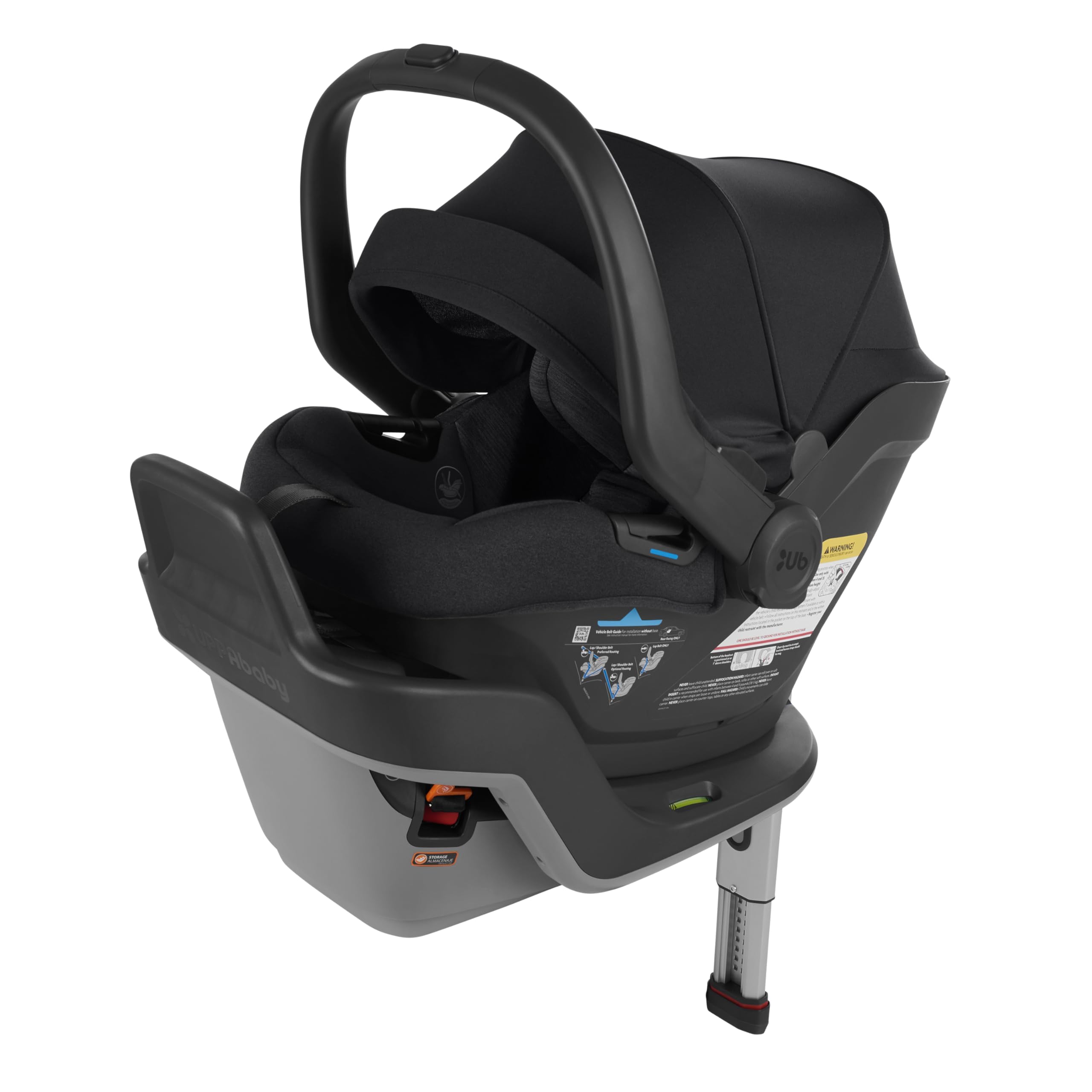 Mesa Max Infant Car Seat with Base - Load Leg & Robust Infant Insert Included | Innovative Safety Features, Easy Installation & Direct Stroller Attachment | Charcoal (Jake) | Perfect for Newborns, Travel & Everyday Use