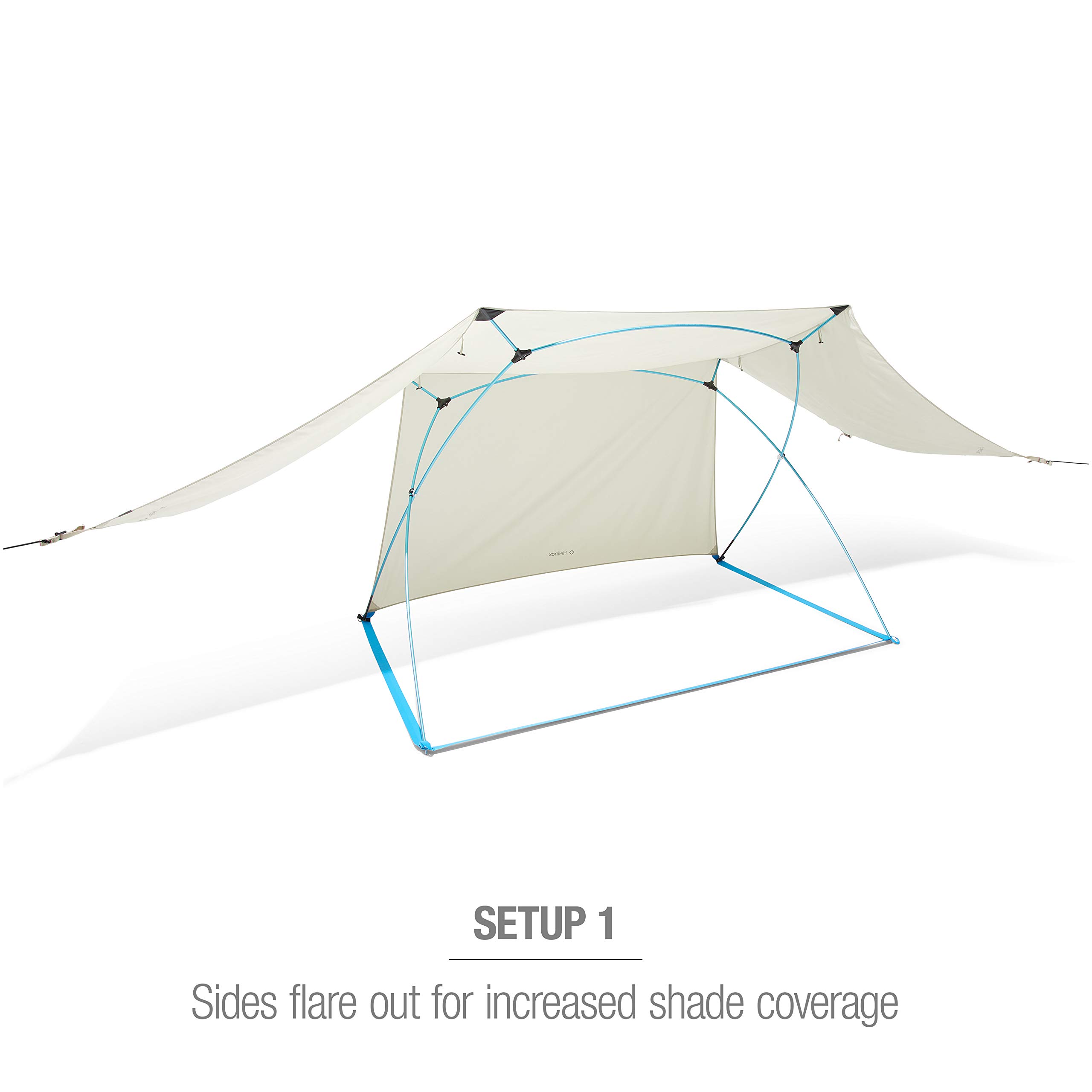 Helinox Royal Box Portable Sun Shade & Beach Shelter with Sand Case - Lightweight Outdoor Canopy for Camping, Picnics, Beach Trips & Backpacking Adventures