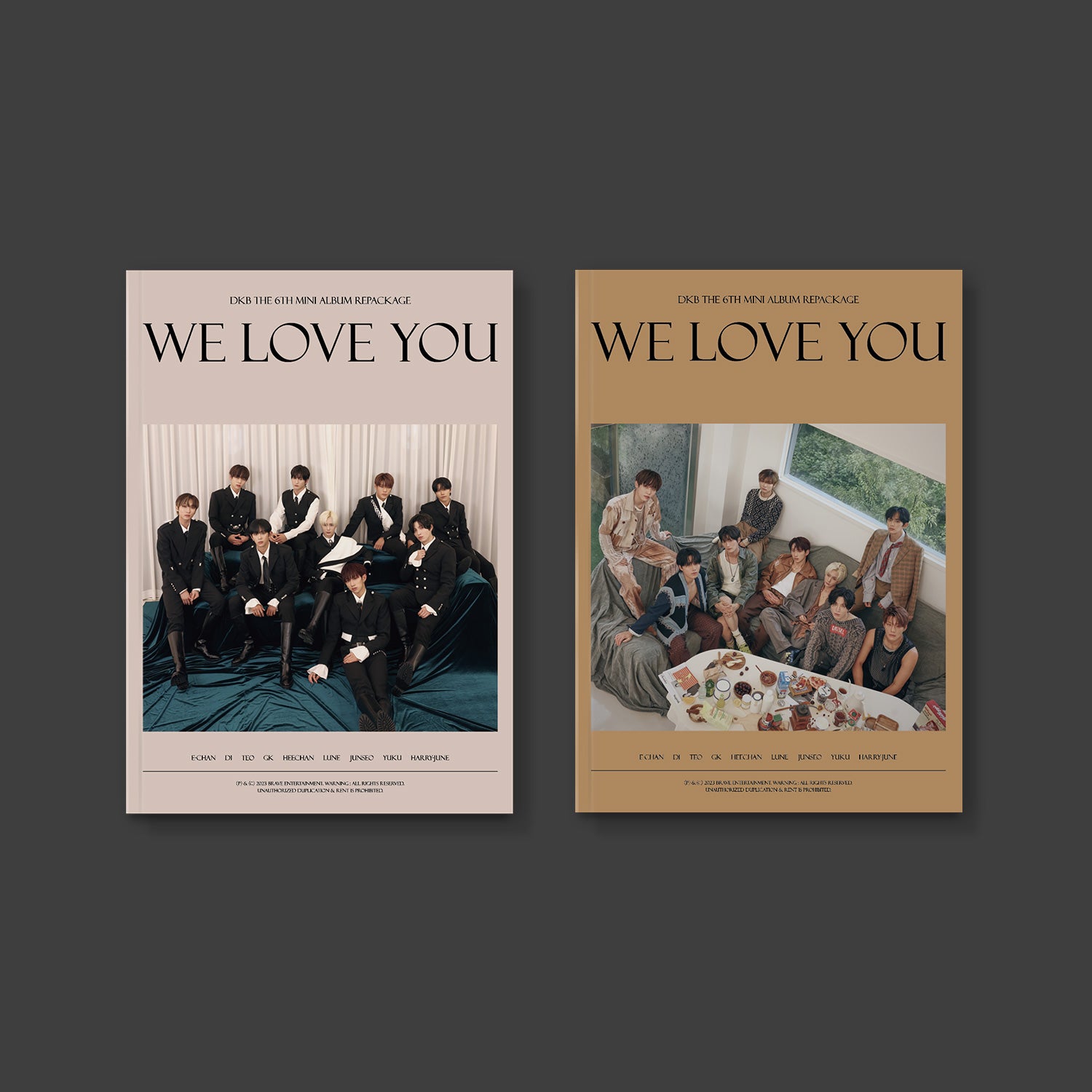 DKB 6th Mini Album Repackage 'WE LOVE YOU' – K-Pop Music CD for Fans, Collectors & Gift Giving – Perfect for Concerts, Parties & K-Pop Enthusiasts