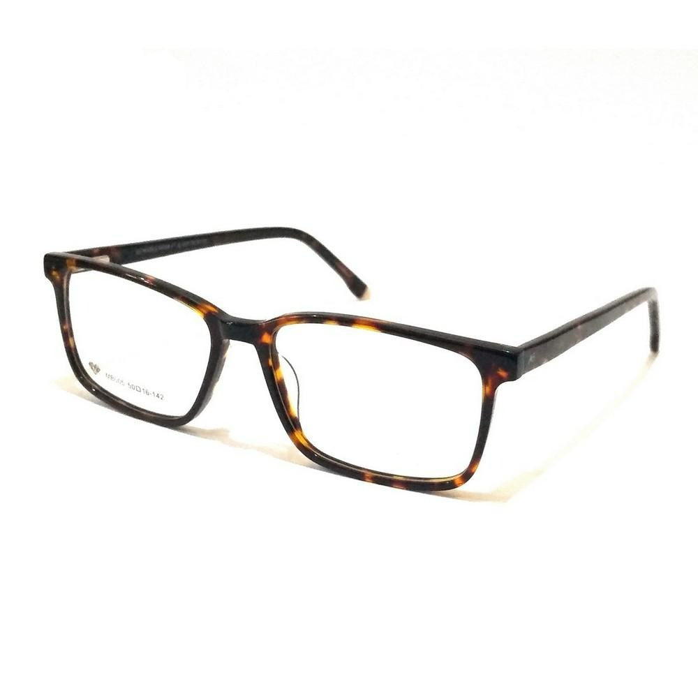 Stylish Slim Rectangle Acetate Full Frame Glasses MB005DA - Trendy Eyewear for Men & Women - Perfect for Office, Reading & Everyday Fashion