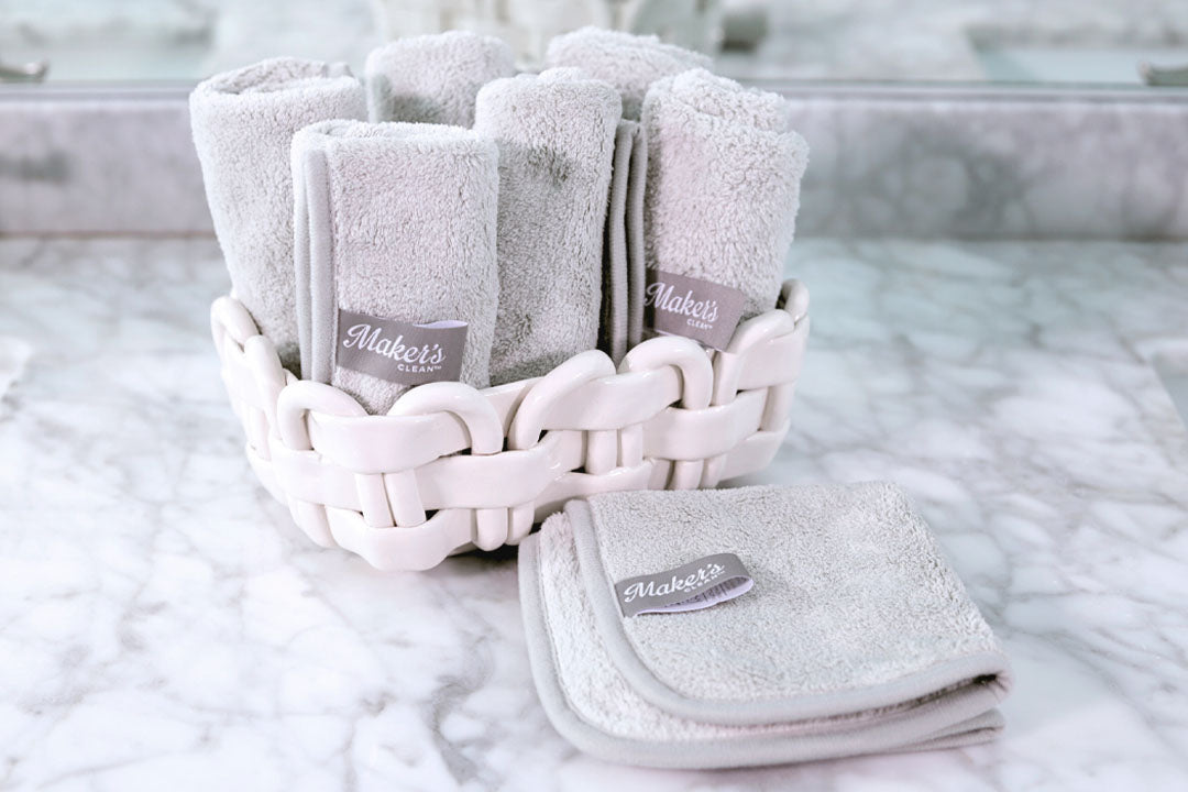 Premium 5-Pack Luxury Face Cloths - Soft Microfiber Makeup Remover & Skincare Towels for Gentle Cleansing, Spa & Travel Essentials