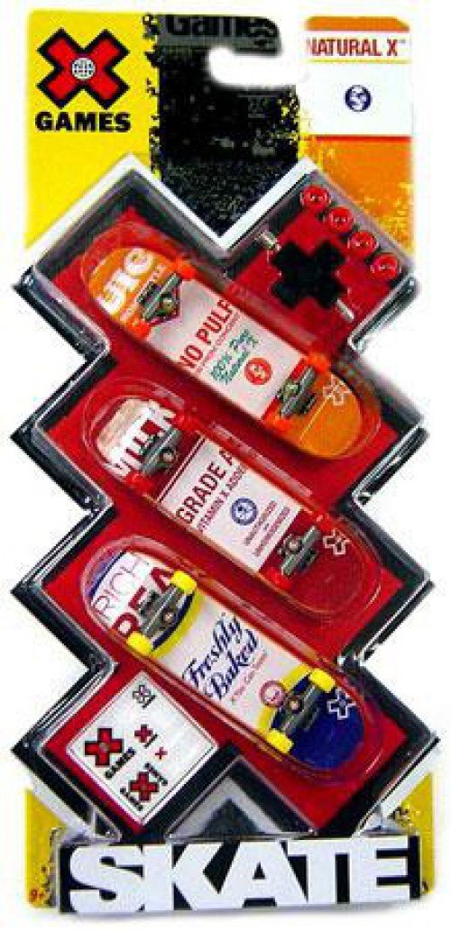 Mattel X Games Mini Skateboard 3-Pack - Extreme Sports Toys for Kids