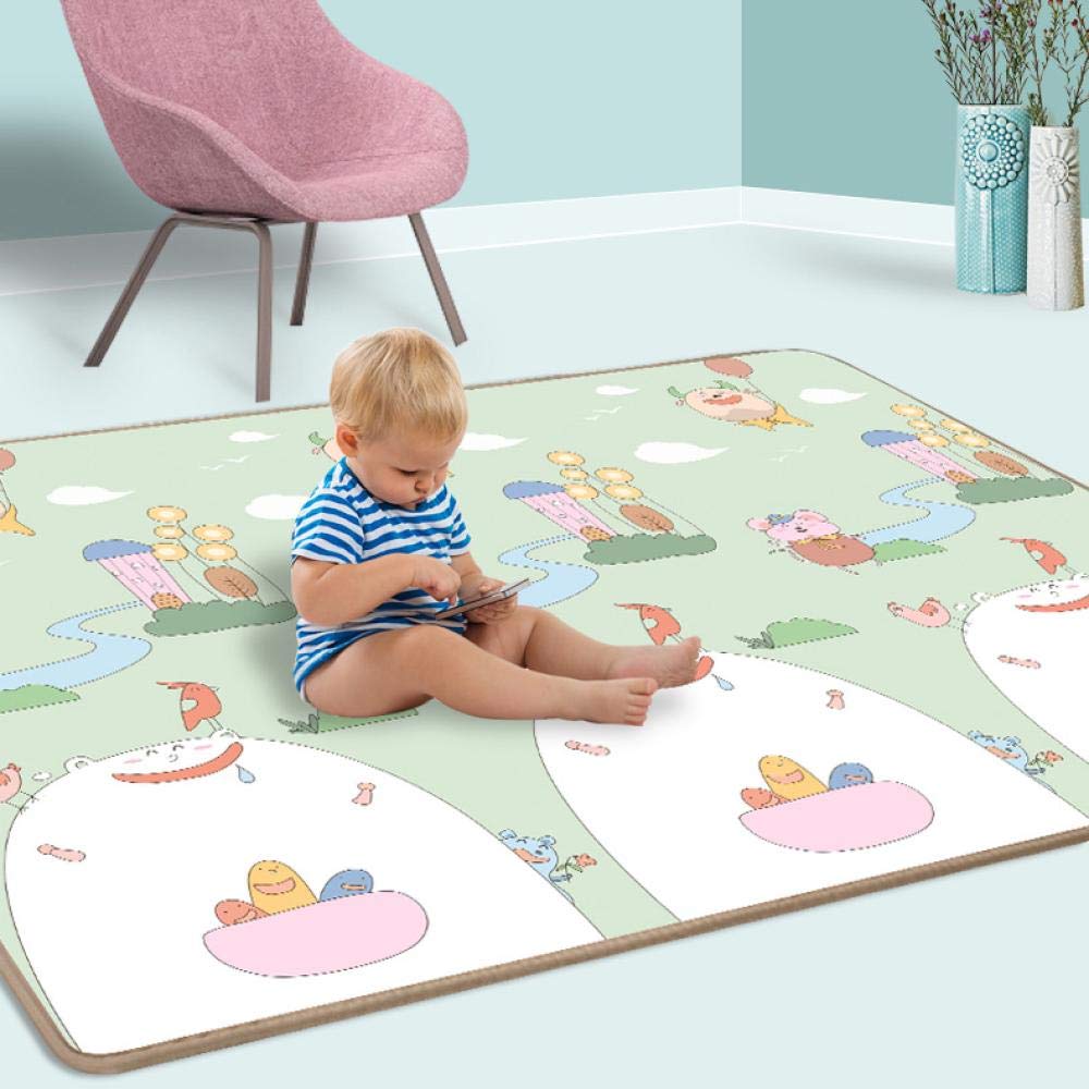 **Extra Thick 2cm Waterproof Baby Play Mat – Large Soft Foam Crawling Mat for Infants, Non-Toxic & Reversible Activity Gym Floor Mat (71