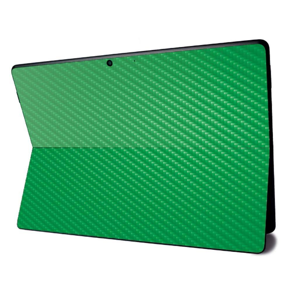 Premium Carbon Fiber Skin for Microsoft Surface Pro X - Solid Green Textured Finish | Easy to Apply & Remove | Made in USA | Perfect for Work, Travel & Personalization