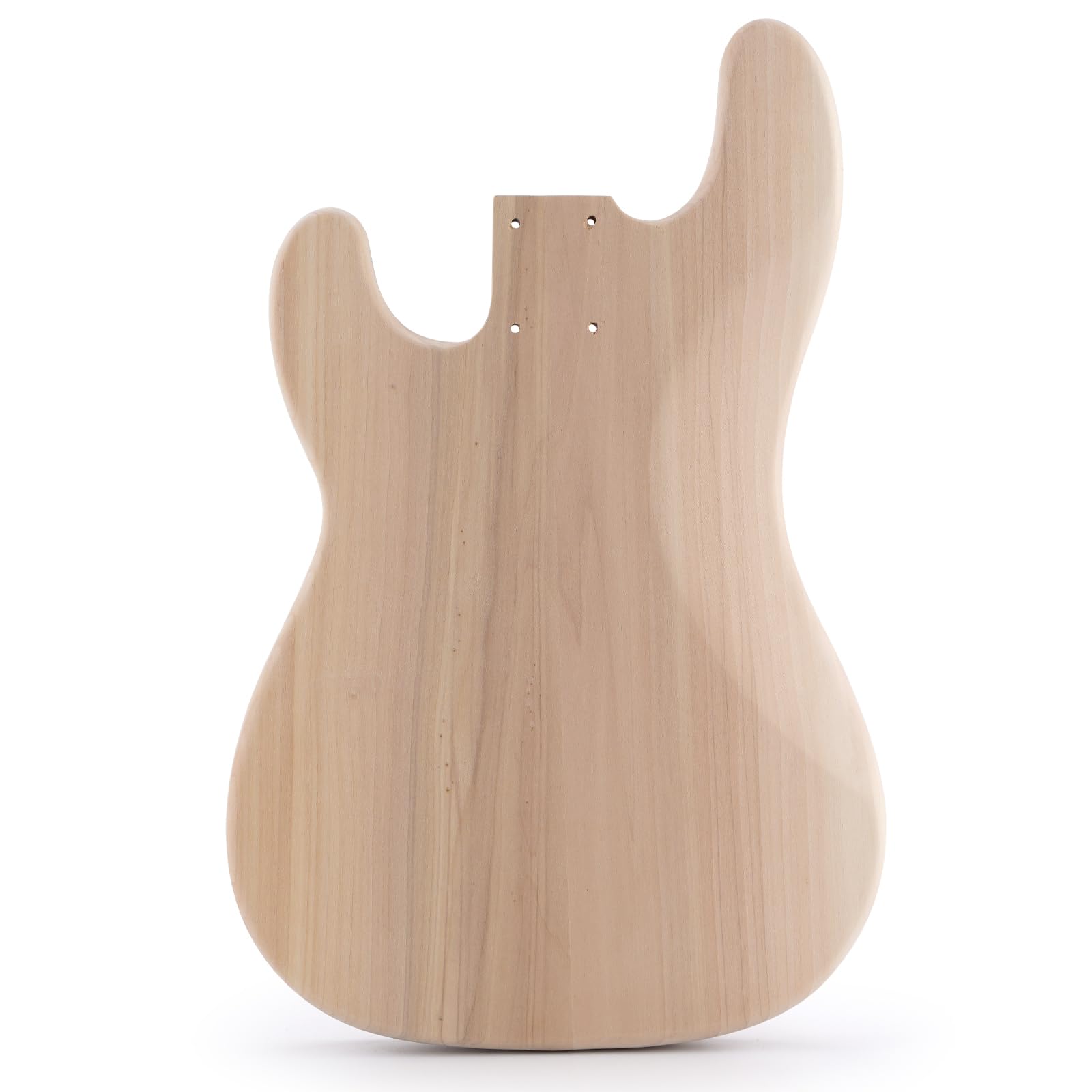 ZEFF DIY Electric Bass Guitar Kit - Basswood Body, Maple Neck & Rosewood Fingerboard (Right-Handed) with H Pickups - Complete All-Accessories Included & Adjustable - Perfect for Beginners, Home Studio Recording & Live Performances