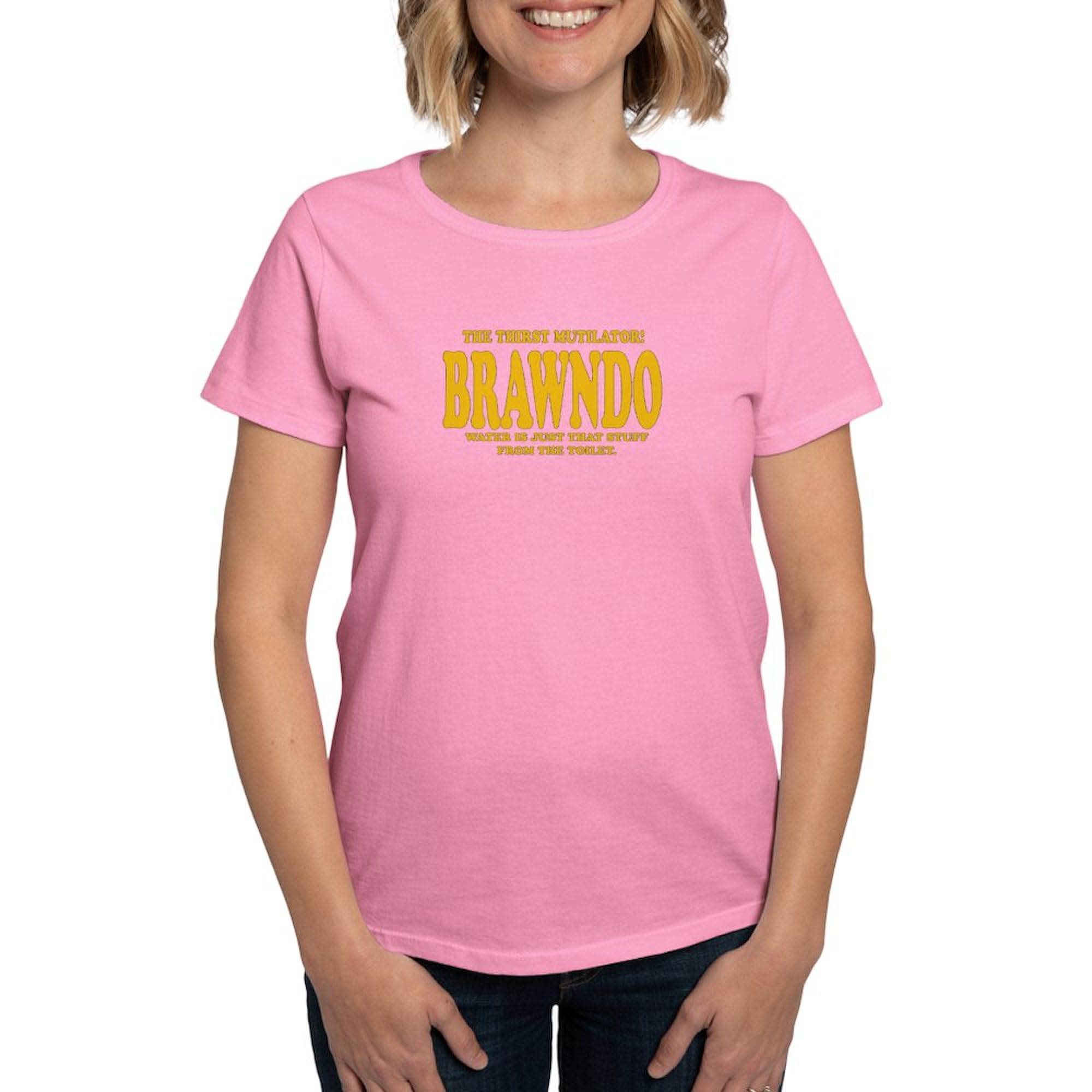 Brawndo Women's Dark Cotton T-Shirt - Soft & Comfortable Casual Tee for Everyday Wear | Perfect for Outings, Gym, and Relaxing at Home
