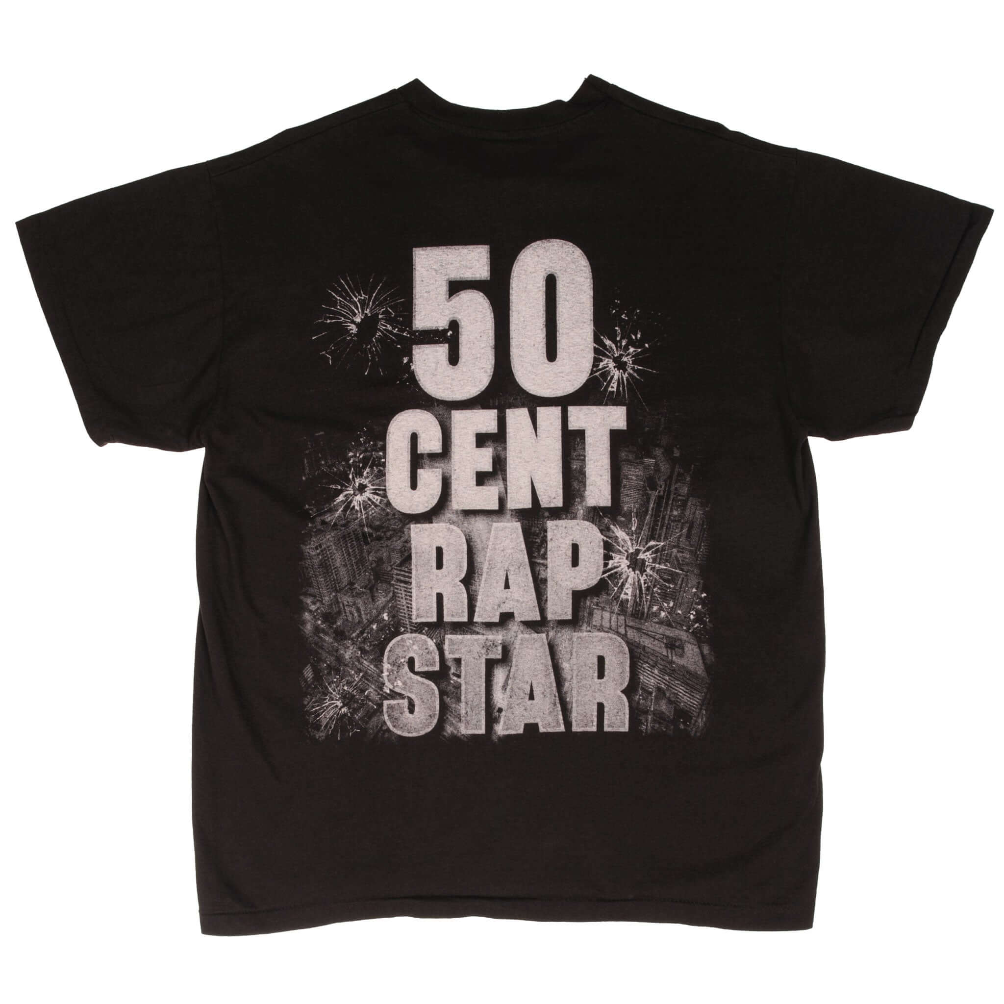 Vintage Bootleg 50 Cent In Da Club Rap T-Shirt XL - Single Stitch Retro Hip Hop Tee for Concerts & 90s Theme Parties