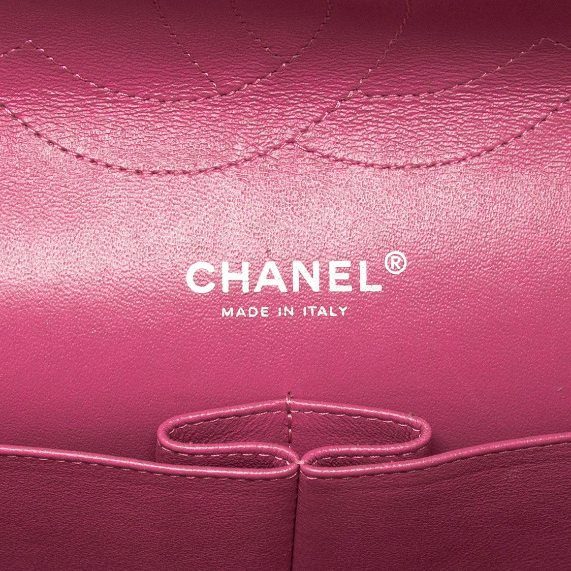Chanel Pink Patent Leather Classic Jumbo Flap Bag - Luxury Designer Handbag for Women, Perfect for Parties & Special Occasions