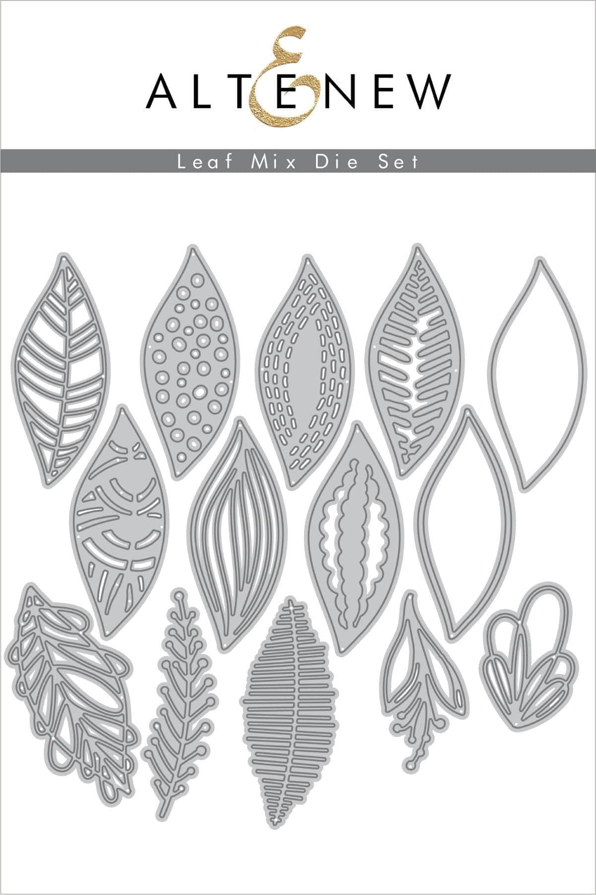 Leaf Mix Die Set for Card Making & Scrapbooking - DIY Paper Crafting & Greeting Cards - Perfect for Handmade Invitations & Home Decor