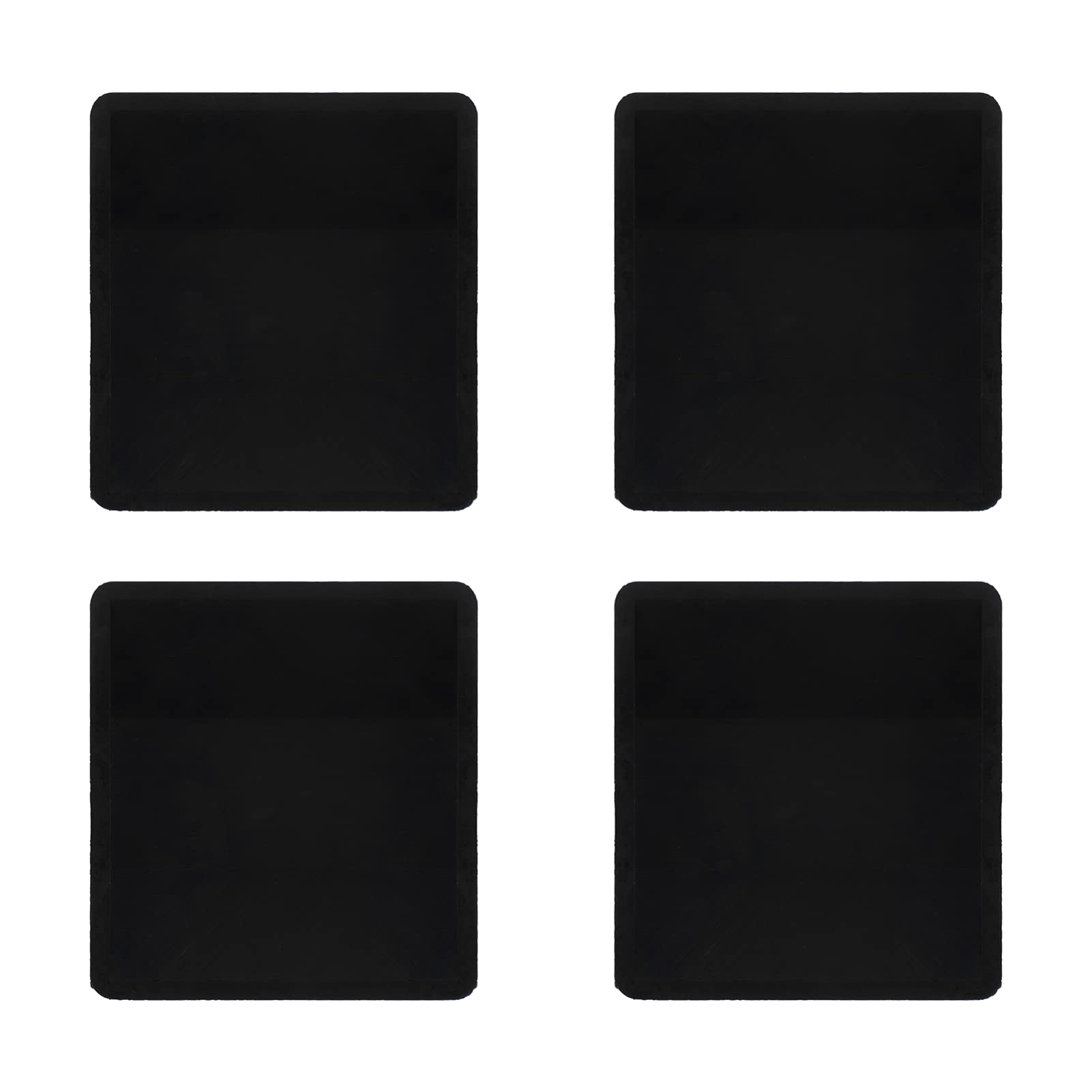 DOITOOL 4-Pack Non-Slip Furniture Wheel Pads - Heavy Duty Rubber Castor Cups for Sofa, Chair & Table Legs - Protects Hardwood Floors & Carpets from Scratches - Ideal for Home, Office & Moving Furniture
