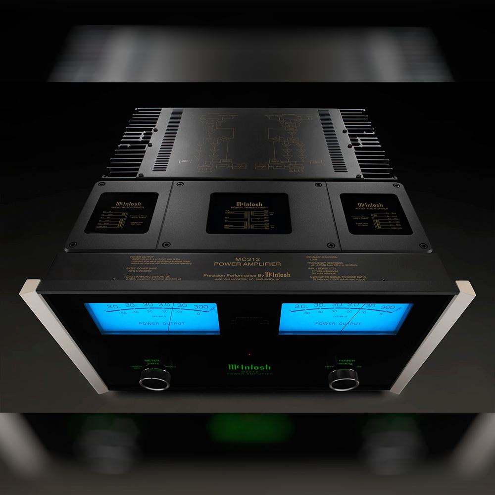 McIntosh MC312 600W Power Amplifier - High-Performance Audio for Home Theater & Stereo Systems | Perfect for Audiophiles & Music Enthusiasts