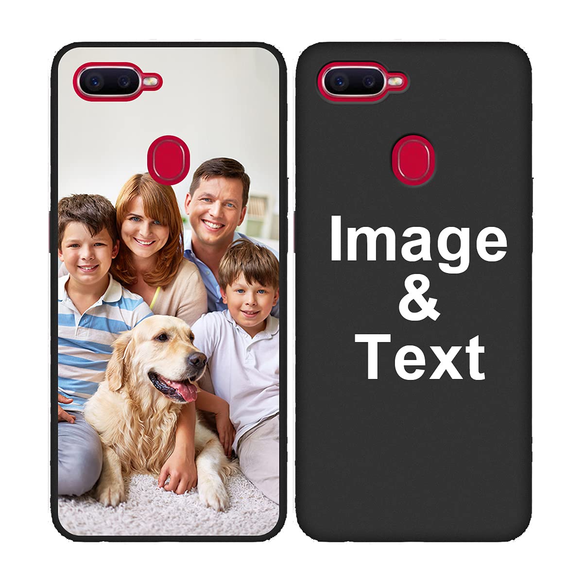 Customized Photo Case for Oppo F9 - Personalized Picture Shockproof Silicone Phone Cover - Soft Candy Design Protective Case - Perfect Christmas Birthday Thanksgiving Gift - Ideal for Everyday Use, Travel & Special Occasions