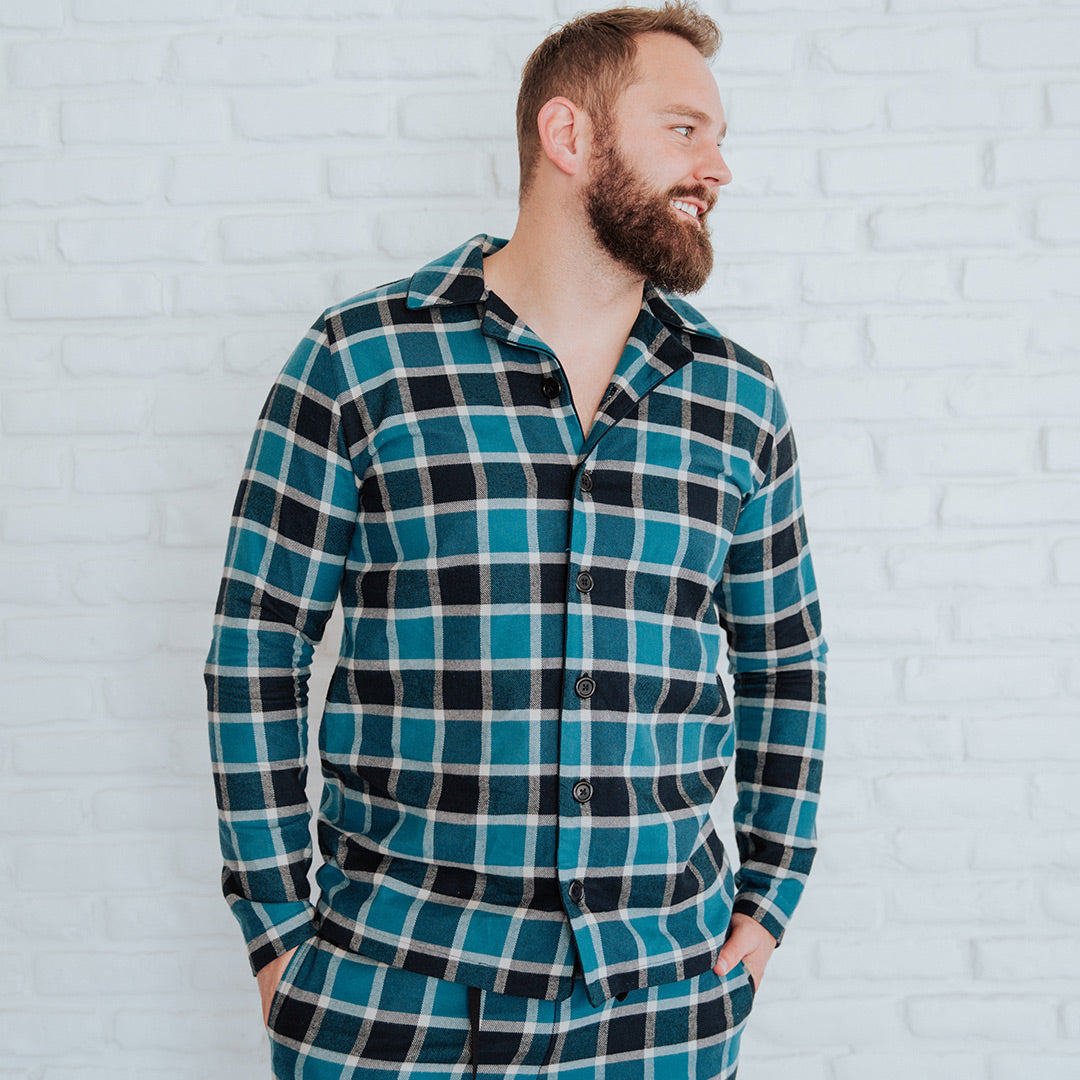 Plaid Button Down Shirt for Men - Stylish Casual & Office Wear - Comfortable Flannel Shirt for Fall & Winter - Perfect for Outdoor Activities and Layering