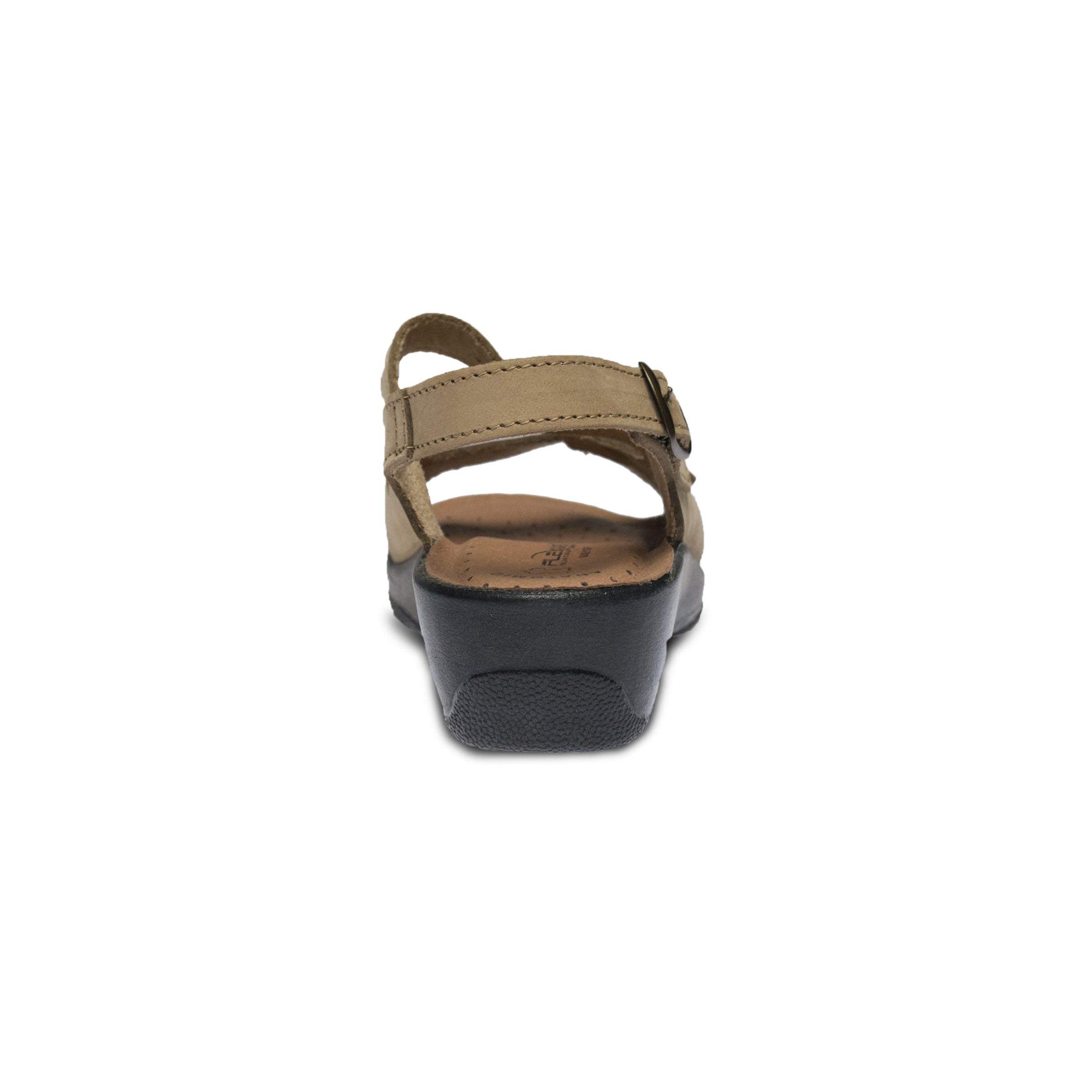 Spring Step Women's Willa Wedge Sandal - Comfortable Summer Casual Shoes with Arch Support | Perfect for Beach, Vacation, and Everyday Wear