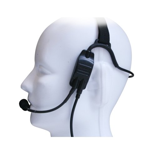 Kenwood 2-Pin Bone Conduction Headset K1-PTHS-SPTT - Compatible with TK3400 & NexEdge Pro Talk Radios - Secure Fit for Construction, Security & Outdoor Communication