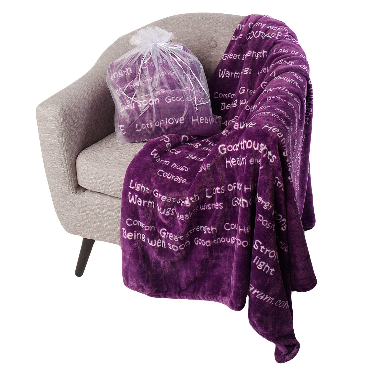 Healing Thoughts Throw Blanket - 50