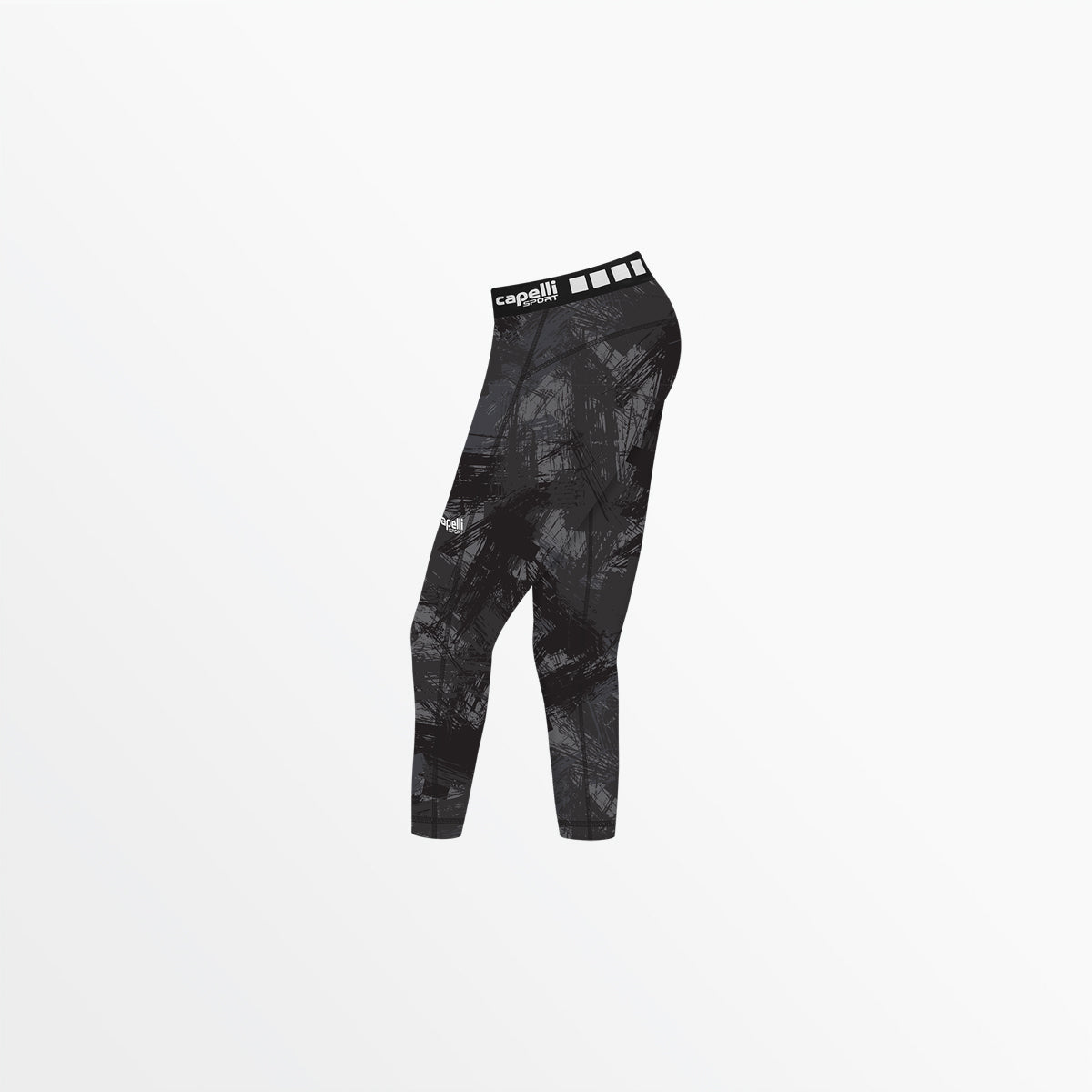 Women's Camo Print 3/4 Length Leggings - High Waisted Workout Yoga Running Pants for Fitness & Casual Wear
