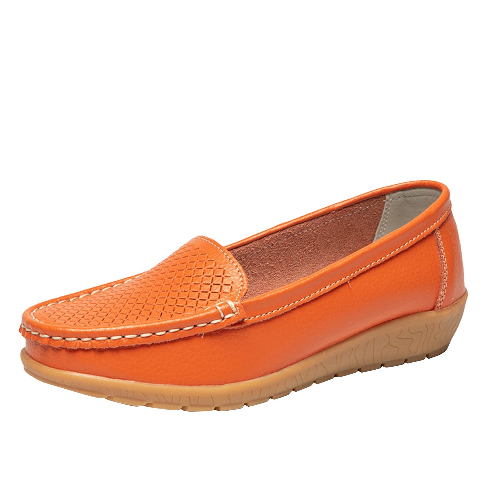 Stylish Women's Slip-On Woven Wedge Sandals - Comfortable Casual Shoes for Summer Outfits & Beach Vacations | Breathable Single Color Design for Everyday Wear