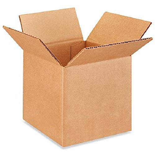 250 pcs 6x6x6 Inch Corrugated Cardboard Shipping Boxes - Small Mailing Boxes for Packaging, Ecommerce, Gift Wrapping & Storage (BRS)