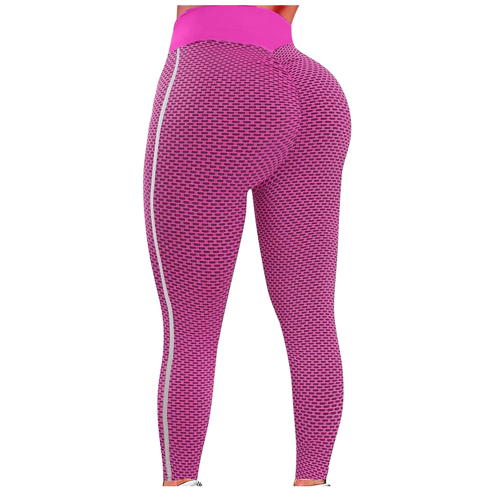 Women's High Waisted Tummy Control Leggings - Butt Lifting Compression Pants for Office, Workout & Everyday Wear | Fall & Summer Stretch Yoga Pants for Women