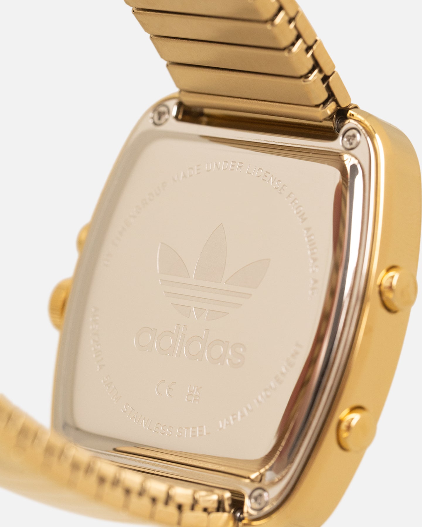 Adidas Project Two Gold Smartwatch - Stylish Fitness Tracker with Heart Rate Monitor, Sleep Tracking & Waterproof Design - Perfect for Running, Gym & Everyday Wear