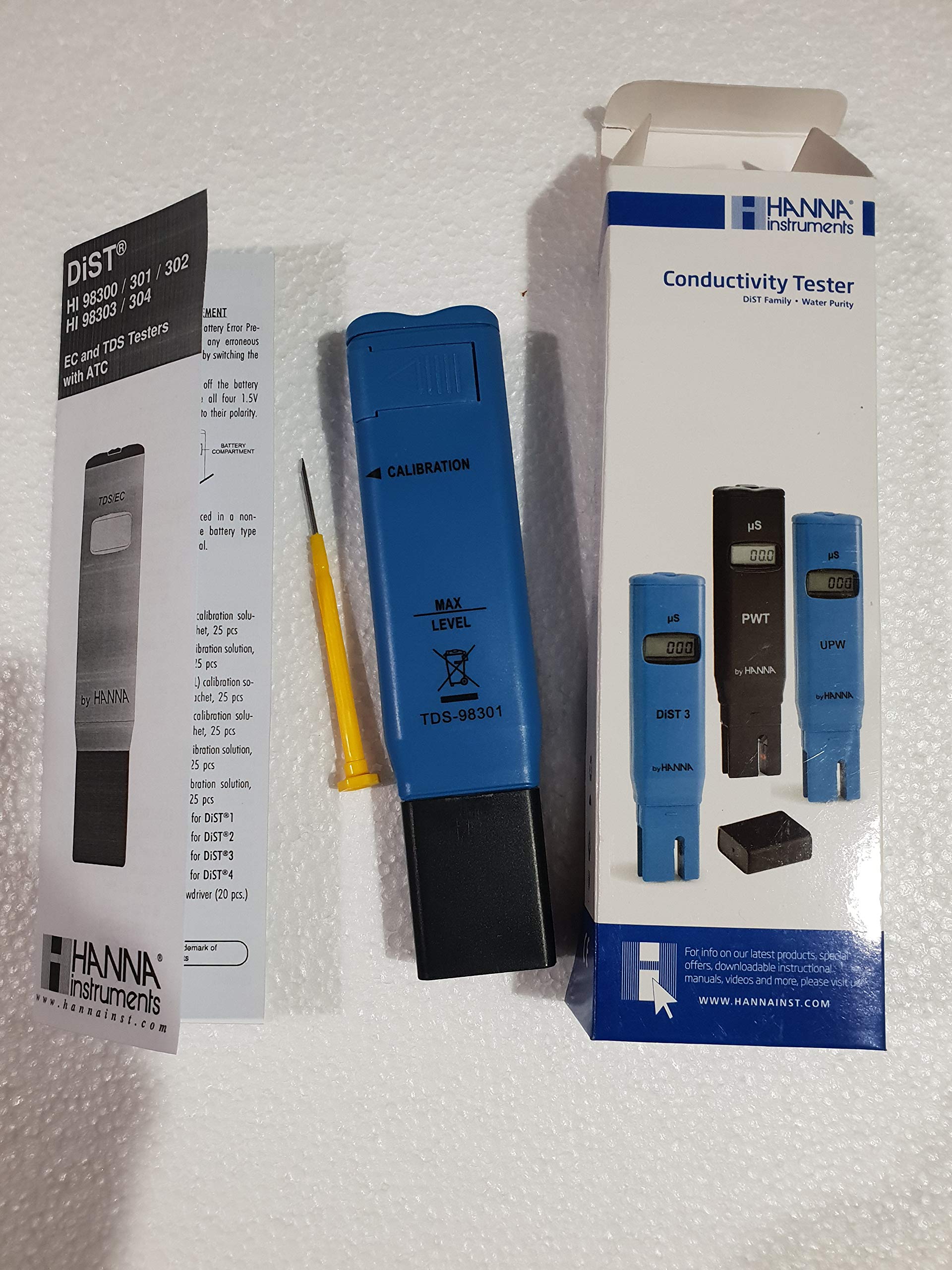 High Accuracy Conductivity Tester for Water Purity - Professional Lab Equipment for Drinking Water, Aquariums & Hydroponics Testing